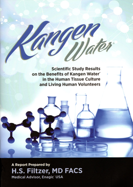 Scientific Study Results by H.S. Filtzer Book Testimonial on 
                                    Kangen Water Machines | Ionizers
